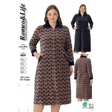 Халат Romeo Life 2XL,3XL,4XL,5XL велюр 4039